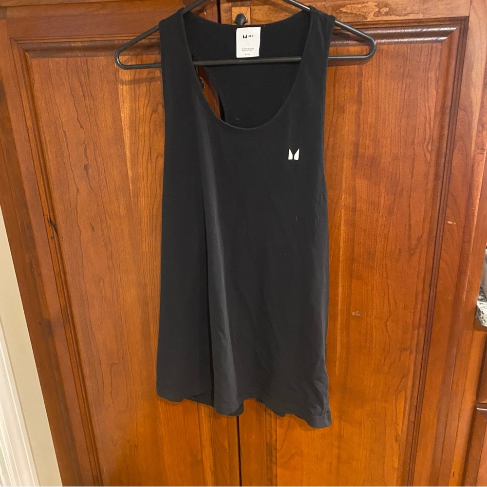 My Protein Mens Black Workout Tank Large